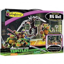 Colorforms Brand Teenage Mutant Ninja Turtles Big Wall Playset   